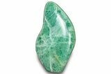 Free-Standing, Polished Green Fluorite - Madagascar #304784-2